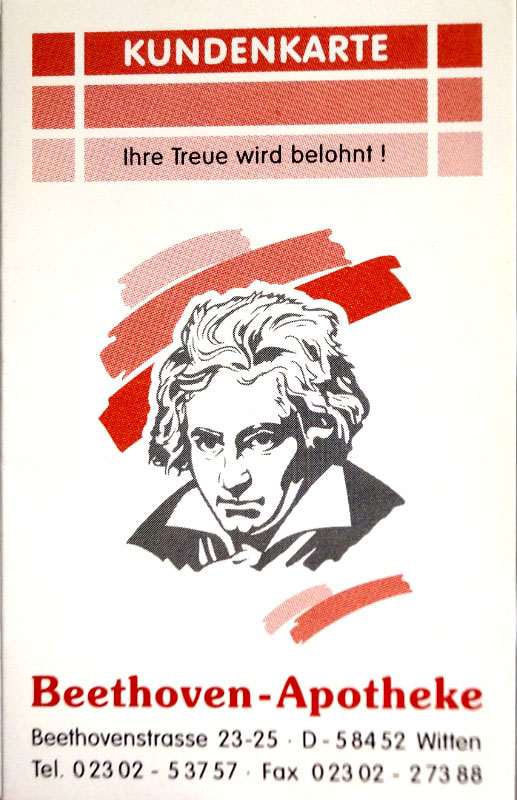 Beethoven Apotheke Kundenkarte
